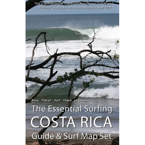 The Essential Surfing COSTA RICA Guide & Surf Map Set - Paperback