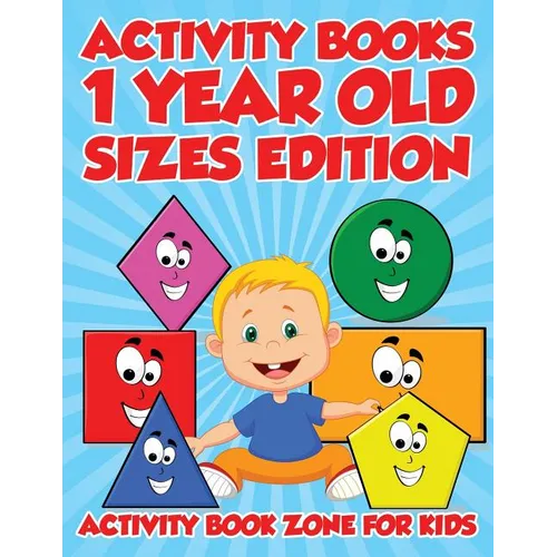 Activity Books 1 Year Old Sizes Edition - Paperback
