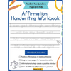 Affirmation Handwriting Workbook: Practice Handwriting Pages for Kids - Paperback
