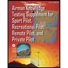 Airman Knowledge Testing Supplement for Sport Pilot, Recreational Pilot, Remote Pilot, and Private Pilot: Faa-Ct-8080-2h - Paperback
