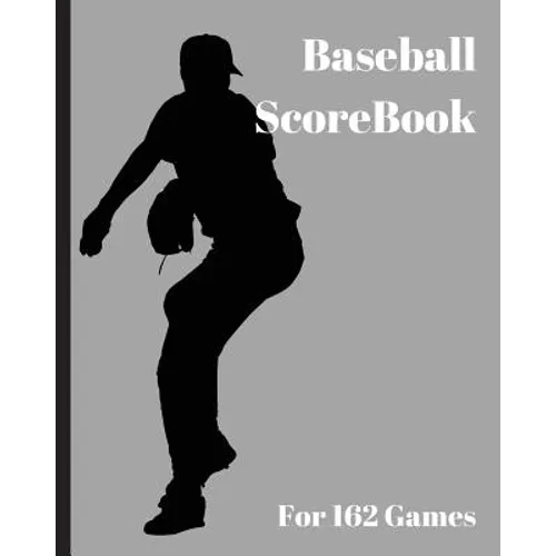 Baseball ScoreBook: 162 games, 8in x 10in, Included most popular stats, Special have matchup Jiugingge - Paperback