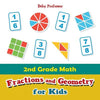 2nd Grade Math: Fractions and Geometry for Kids - Paperback