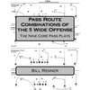 Pass Route Combinations of the 5 Wide Offense: The Nine Core Pass Plays - Paperback