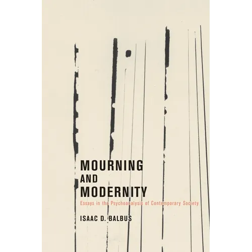 Mourning and Modernity - Paperback
