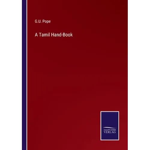 A Tamil Hand-Book - Paperback