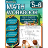 MathFlare - Math Workbook 5th and 6th Grade: Math Workbook Grade 5-6: Multiplication and Division, Fractions, Decimals, Place Value, Expanded Notation - Paperback