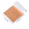 100Pcs Imitation Gold Foil Paper Leaf Sheets | Gilding Supplies for Furniture, Crafts, and DIY Decor