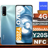 VIVO Y20S original smart fashion mobile phone 8GB+256GB/5000mah long battery life/support GPS positioning and NFC function