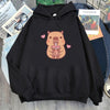 Capybara Hearts Boba Tea Hoodie