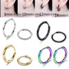316L Stainless Steel Small Hoop Earrings | 2/8Pcs Cartilage Tragus Conch Jewelry