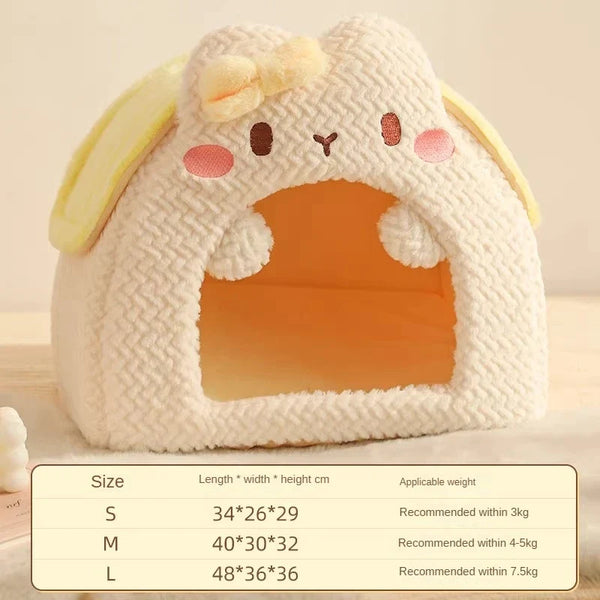 Kawaii Cat-Shaped Cat House