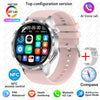 BOXUXING 2026 New Smart Watch Men Watch 5 Pro AMOLED HD Screen Bluetooth Call GPS Trajectory NFC Heart Rate Compass SmartWatches