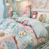 Kawaii Pastel Blue & Pink Bedding Set