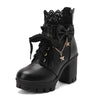 Pretty Pink Ankle Boots