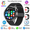 BOXUXING 2026 New Smart Watch Men Watch 5 Pro AMOLED HD Screen Bluetooth Call GPS Trajectory NFC Heart Rate Compass SmartWatches
