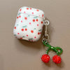 Cute Cherry Print AirPods Case