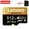 Lenovo Shockproof 512GB Memory Card SD Cards TF Cards Micro TF SD 256GB 128GB UHS-I Shockproof U1 for Camera/Smartphone