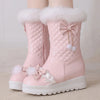 Cute Furry Winter Snow Boots