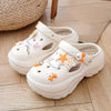 Cute Stars and Bows Summer Platform Shoes