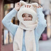 Kawaii Cat Winter Hat, Scarf, & Gloves Combo
