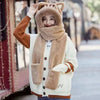Kawaii Cat Winter Hat, Scarf, & Gloves Combo