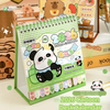 Kawaii Panda 2026 Desk Calendar