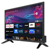 Supersonic Smart 24-inch VDAA DLED AC/DC Television with DVD Player & 12V Car Cord