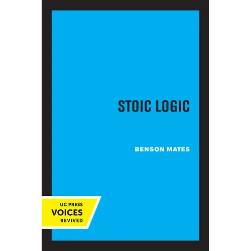 Stoic Logic - Paperback