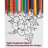 Eight Auspicious Signs Tibetan Coloring Book for all ages: Illustrations with description - Paperback