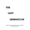 The Last Generation - Paperback