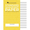 Standard Manuscript Paper Yellow Cover 12 Staves Per Page Hal Leonard Music Notation Guide for Composers and Students - Paperback