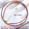 Fashion Faceted 2mm Beads Necklace | Mini Natural Stone Amethyst Quartz Agate Choker