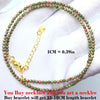 Fashion Faceted 2mm Beads Necklace | Mini Natural Stone Amethyst Quartz Agate Choker
