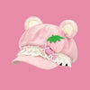 Kawaii Strawberry Bear Hat