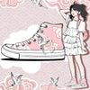 Kawaii Heavenly Cranes High Tops