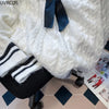 Cute Knit Sailor Sweater