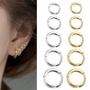 316L Stainless Steel Small Hoop Earrings | 2/8Pcs Cartilage Tragus Conch Jewelry