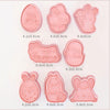 Kawaii Cookie Cutters 3D 8 Pcs