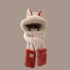 Forest Fox Hoodie Scarf