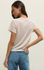 Tourist Striped Tee | Natural Heather