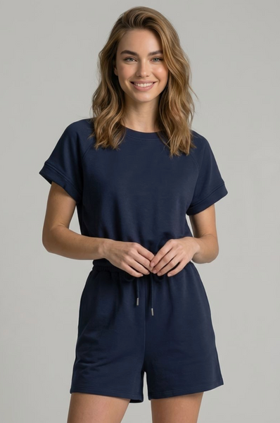 Buttery Soft Back-Cutout Romper
