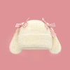 Cute Bow Bunny Beanie