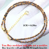 Fashion Faceted 2mm Beads Necklace | Mini Natural Stone Amethyst Quartz Agate Choker