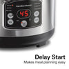 Hamilton Beach Digital Programmable Rice Cooker Food Steamer With 14Cup Capacity