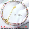 Fashion Faceted 2mm Beads Necklace | Mini Natural Stone Amethyst Quartz Agate Choker
