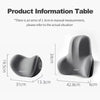 Memory Foam Headrest Lumbar Support Set Ergonomic Neck Pillow Back Cushion Car Driver Seat Comfort Breathable Polyester Fabric