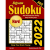2022 Jigsaw Sudoku: 365 Hard Puzzles for Every Day of the Year: Keep Your Brain Young - Paperback