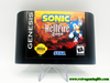 Sonic Hellfire Saga Sega Genesis Reproduction Video Game Cart