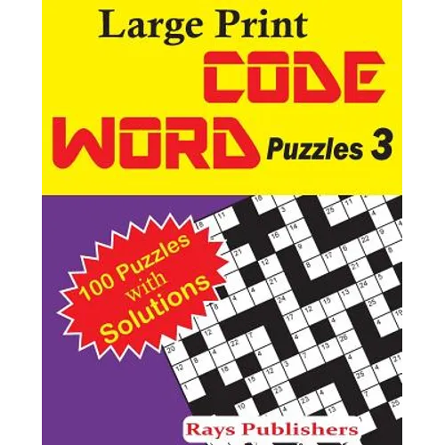 Large Print Code Word Puzzles 3 - Paperback