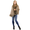 Fur Short Length Shawl SH923 (2PC)